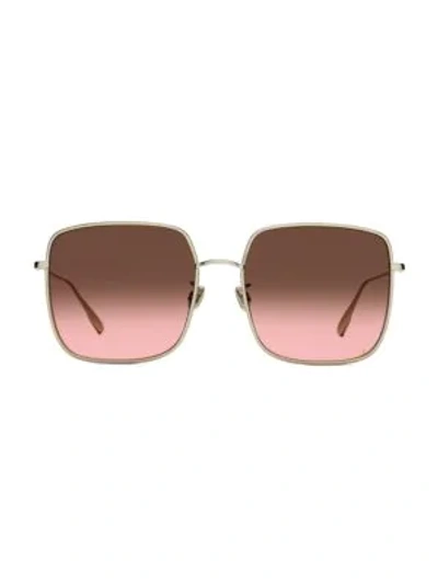 Shop Dior 59mm Square Sunglasses In Pink