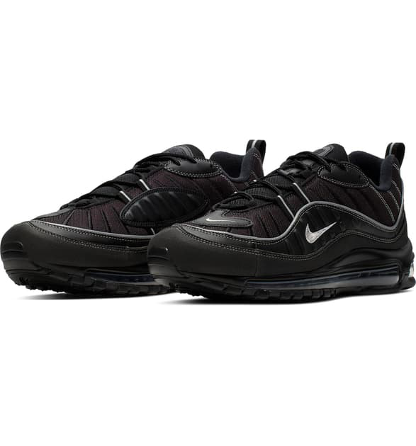 air max 98 black and silver