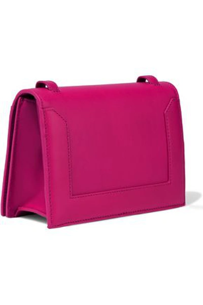 Shop 3.1 Phillip Lim / フィリップ リム Soleil Mini Leather Shoulder Bag In Fuchsia