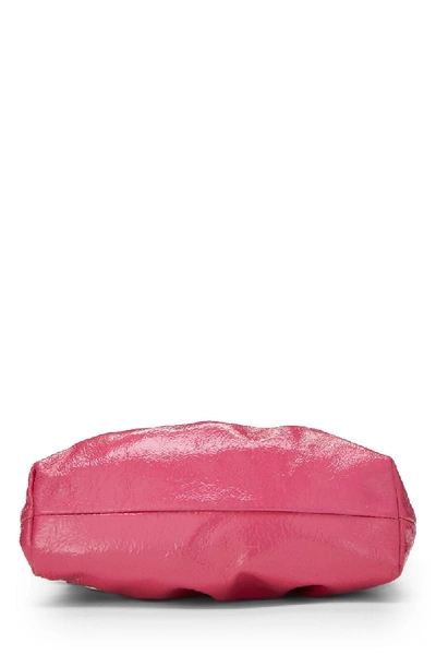 Pre-owned Fendi Pink Patent Leather Chef Mini