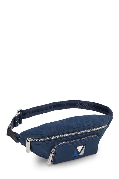 Pre-owned Louis Vuitton Blue Lv Cup Mizenu Belt Bag