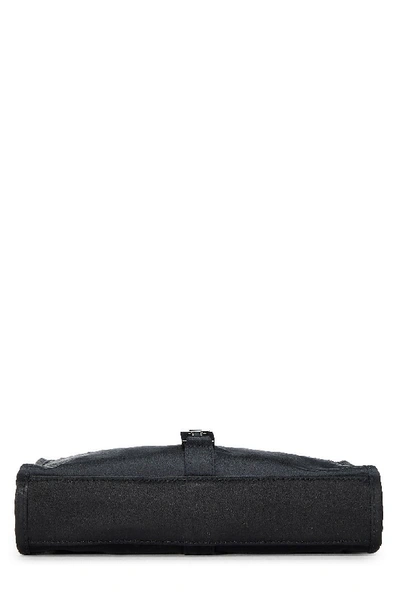 Pre-owned Gucci Black Satin Jackie Handbag Mini