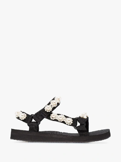 Shop Arizona Love Sandalen Mit Perlen In Schwarz