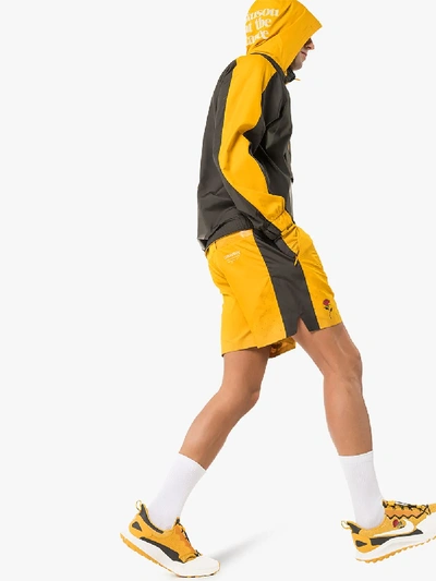 Shop Nike X Gyakusou Yellow Utility Track Shorts