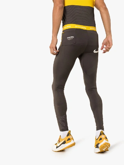 Shop Nike X Gyakusou Grey Helix Leggings