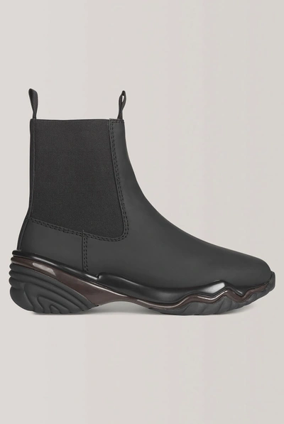 Shop Ganni Chelsea Boot In Black