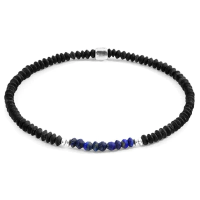 Shop Anchor & Crew Blue Lapis Lazuli Paralana Silver & Stone Bracelet