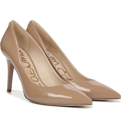 Shop Sam Edelman Margie Pump In Rosa Nude Leather