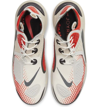 Shop Nike Joyride Cc3 Setter Mid-top Sneaker In Sail/ Sequoia-orange-black