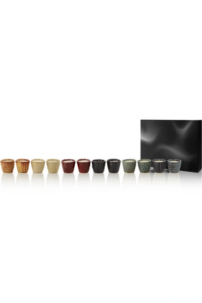 Shop Tom Dixon The Collector Set Of 12 Scented Candles, 12 X 75g In Colorless