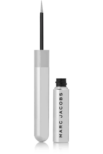 Shop Marc Jacobs Beauty Highliner Metallic Liquid-gel Eyeliner - Silver Lining