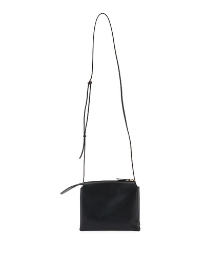 Shop The Row Mini Nu Twin Bag In Smooth Calfskin In Black