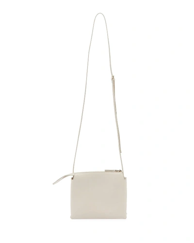Shop The Row Mini Nu Twin Bag In Smooth Calfskin In Ivory