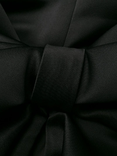 Shop Area Satin Bow Mini Skirt In Black