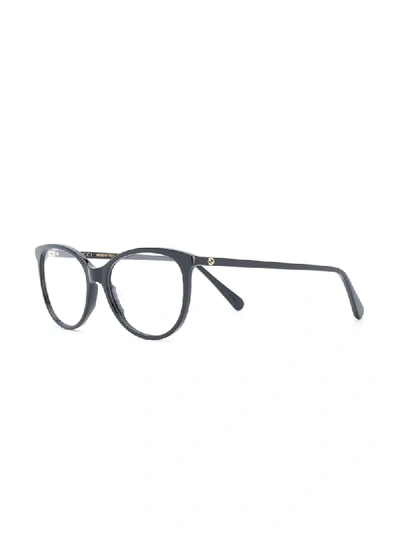 Shop Gucci Cat Eye Frame Glasses In Black