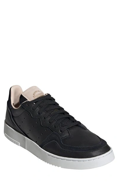 Shop Adidas Originals Supercourt Sneaker In Core Black/ Crystal White