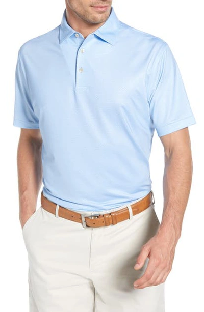 Shop Peter Millar Watts Regular Fit Stretch Jersey Performance Polo In Cottage Blue