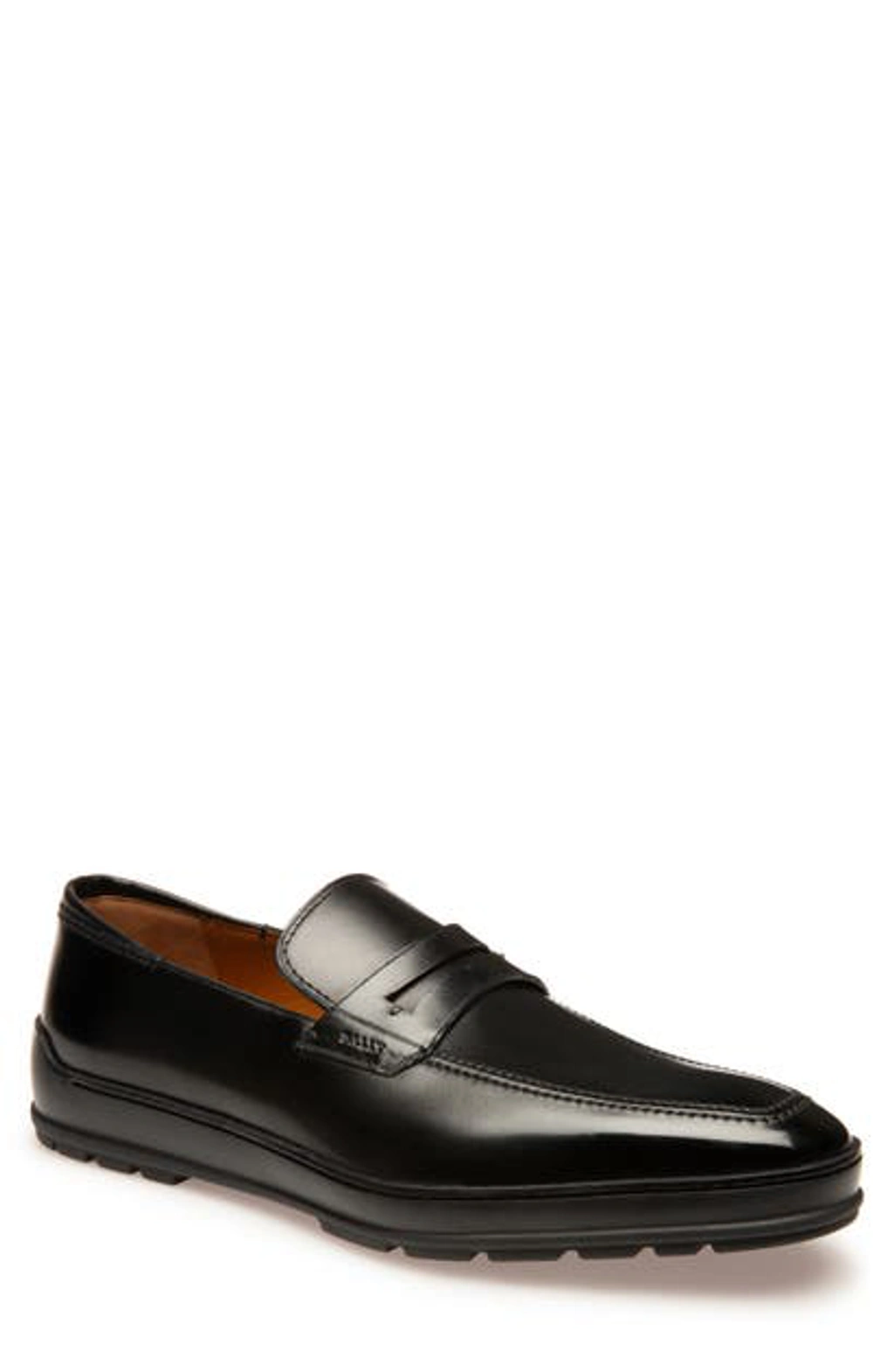 Bally Men s Relon Leather Penny Loafers In Black Leather Smooth ModeSens