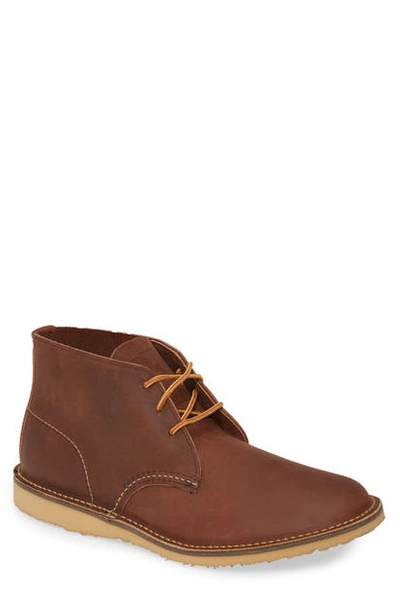 Shop Red Wing Chukka Boot In Bourbon Yuma Leather
