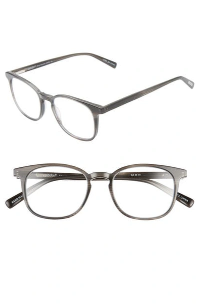 Shop Eyebobs Boardroom 50mm Reading Glasses In Grey Demi