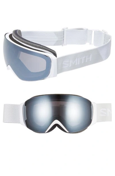 Shop Smith I/o Mag 250mm Special Fit Snow Goggles In White Vapor/ Grey