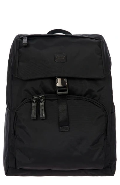 Shop Bric's X-bag Travel Excursion Backpack - Black In Black/ Black