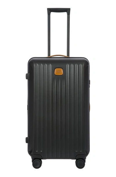 Shop Bric's Capri 28-inch Spinner Hard Side Trunk Suitcase - Black In Matte Black