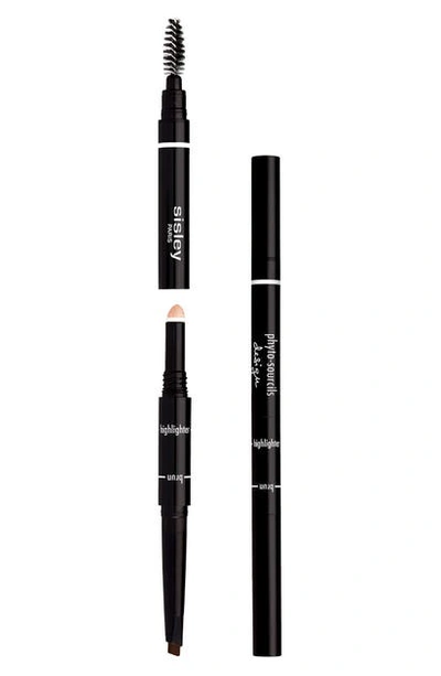 Shop Sisley Paris Phyto-sourcils Design 3-in-1 Eyebrow Pencil - Brun