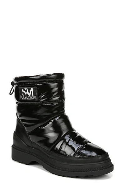 Shop Sam Edelman Carlton Waterproof Boot In Black Fabric