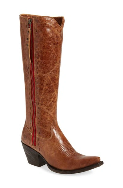 Shop Ariat Giselle Boot In Dark Tan