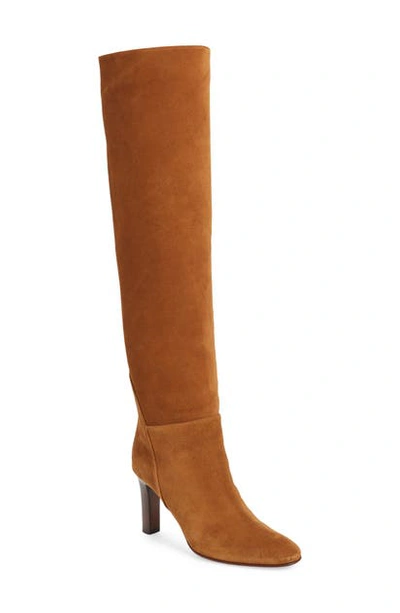 Shop Giuseppe Zanotti Over The Knee Boot In Corteccia