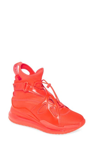 Shop Jordan Air Latitude 720 High Top Sneaker In Bright Crimson/ Black