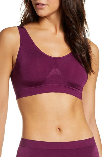 Shop Wacoal B Smooth Seamless Bralette In Pickled Beet