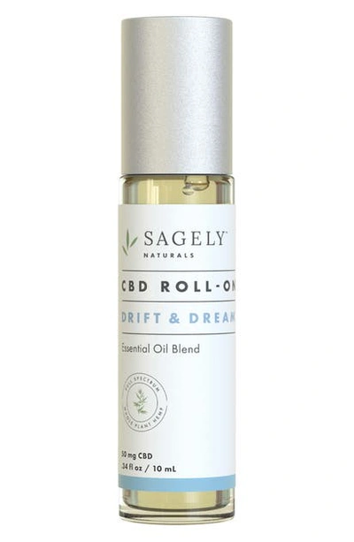 Shop Sagely Naturals Drift & Dream Cbd Roll-on Essential Oil Blend