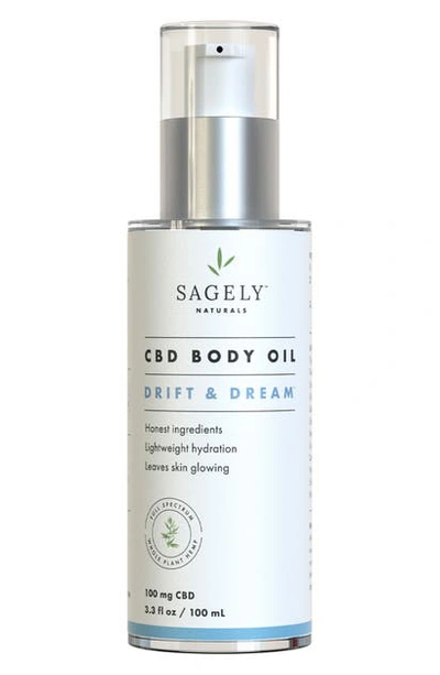 Shop Sagely Naturals Sagely Natural Drift & Dream Cbd Body Oil