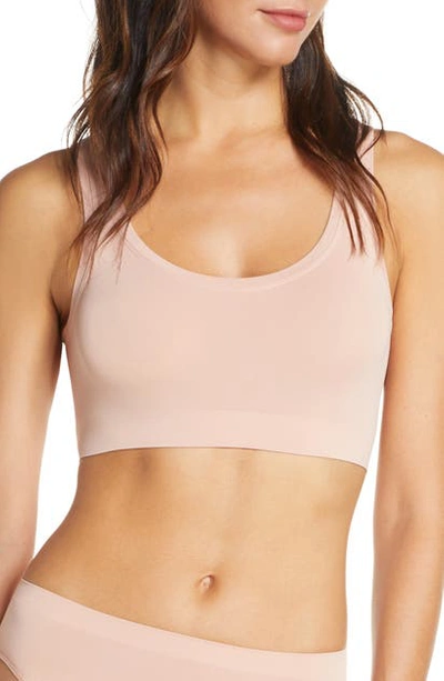 Shop Hanro 'touch Feeling' Crop Top In Misty Rose