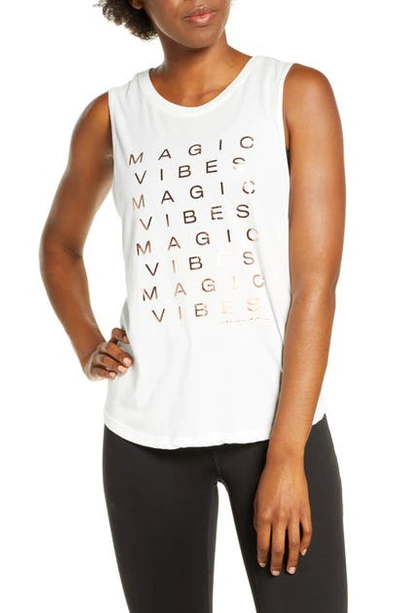 Shop Spiritual Gangster Magic Vibes Muscle Tee In Stone