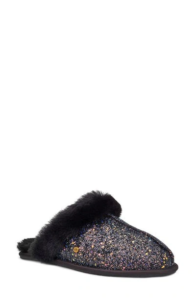 Shop Ugg Scuffette Ii Cosmos Slipper In Black Fabric