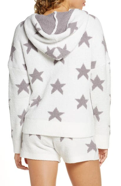 Shop Honeydew Intimates Snow Angel Sweater Hoodie In Sweet Cream Stars