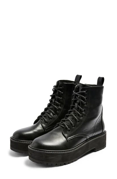 Topshop Oslo Platform Bootie In Black | ModeSens