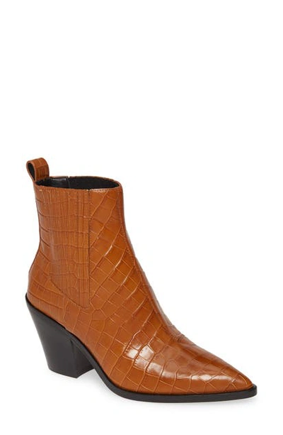 Shop Alice And Olivia Westra Bootie In Camel