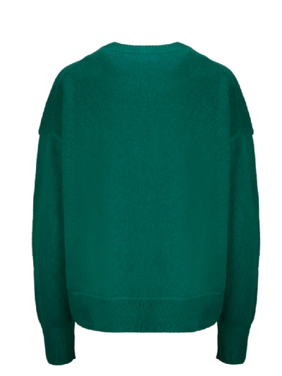 Shop Moncler Sweater In Green