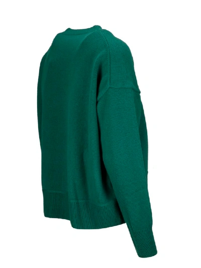 Shop Moncler Sweater In Green