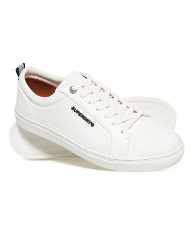 Shop Superdry Truman Lace Up Trainers In White