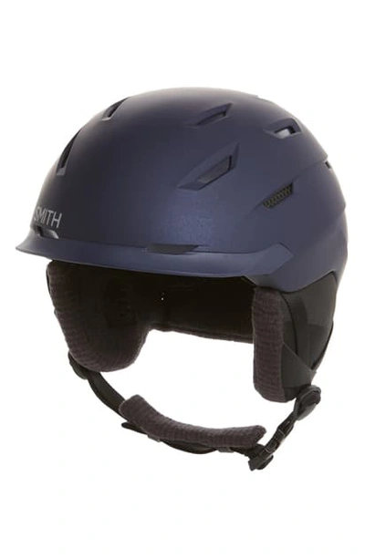 Shop Smith Liberty Snow Helmet With Mips In Matte Metallic Navy Ink