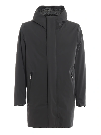Shop Rrd Rain Parka Two-in-one Waterproof Padded Coat In Dark Grey