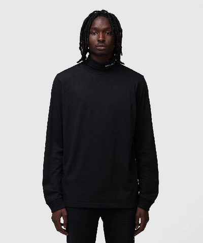 Shop Alyx Visual Roll Neck Long Sleeve T-shirt In Black