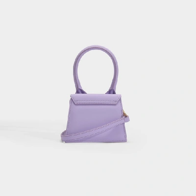 Shop Jacquemus Chiquito Bag In Purple