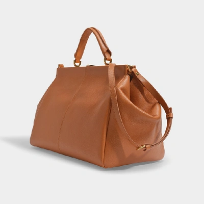 Shop Marni Doctor Bag In Brown