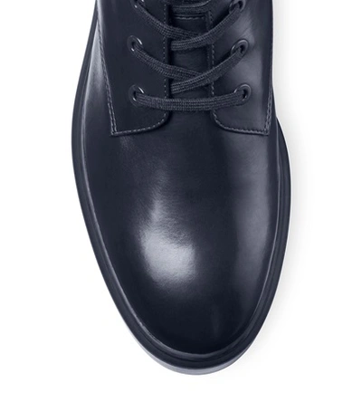 Shop Stuart Weitzman Mckenzee Mens In Navy Blue Leather